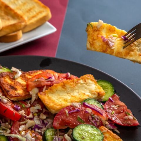 halloumi salad recipe