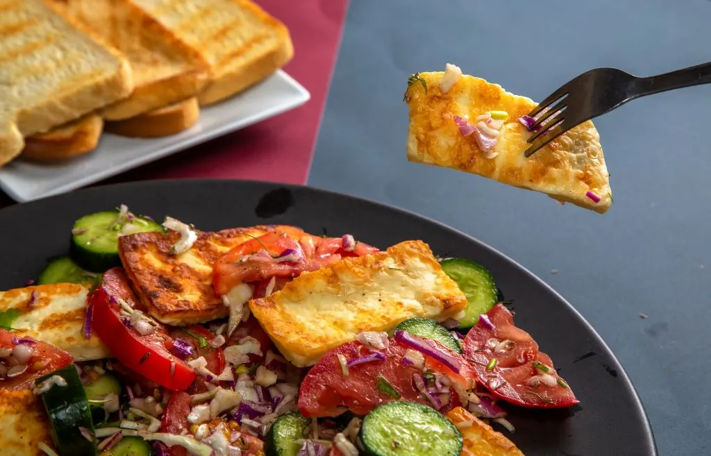 halloumi salad recipe