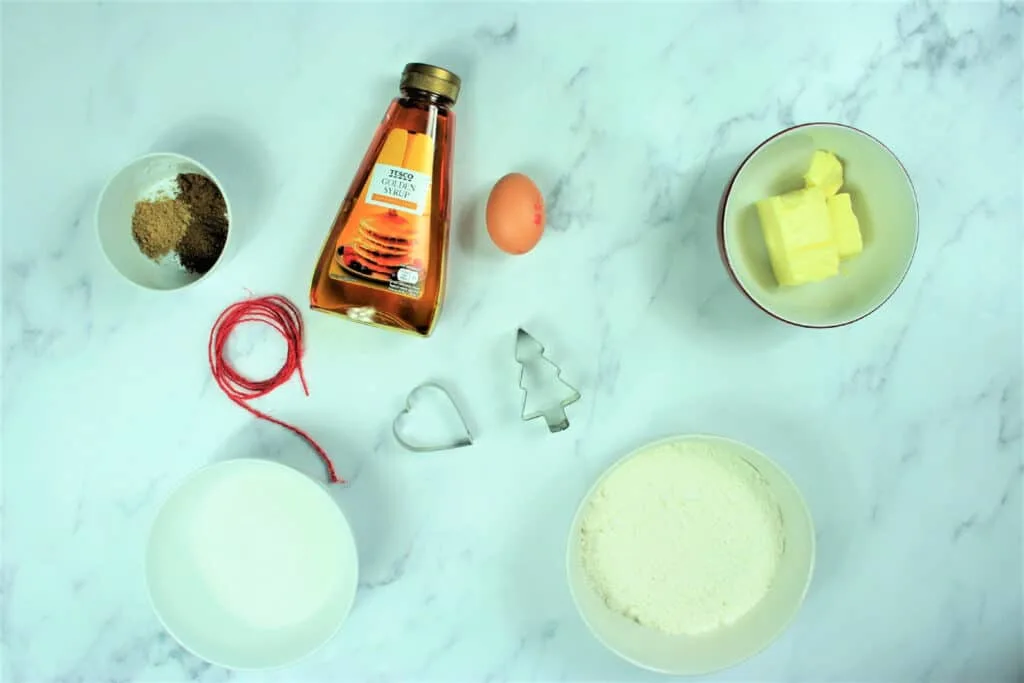 ingredients Christmas cookies