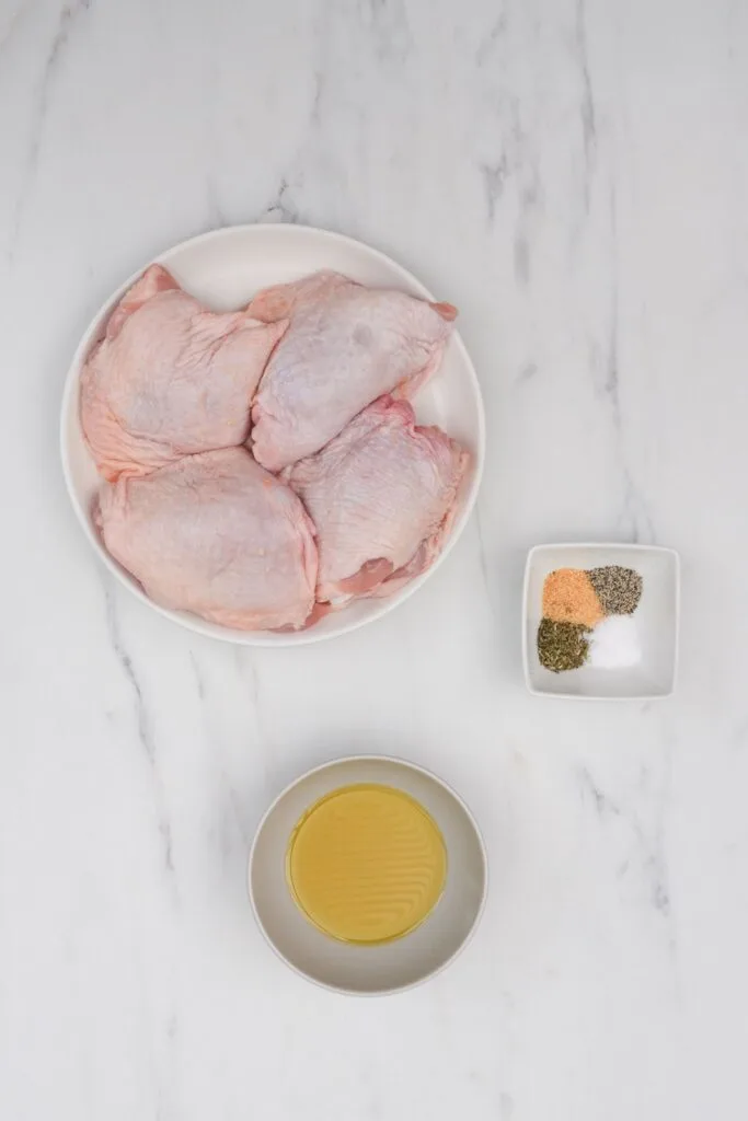 ingredients for air fryer chicken thighs