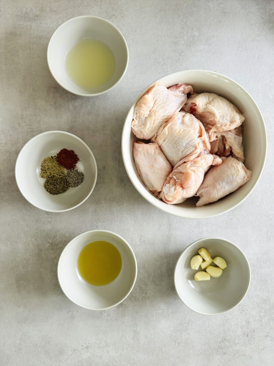Air Fryer Garlic, Lemon and Herb Chicken Thighs Liana's Kitchen