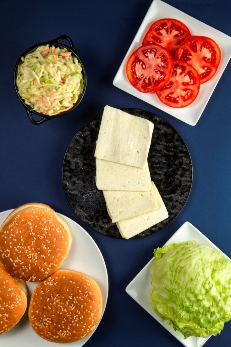 Halloumi Burger Recipe Liana's Kitchen