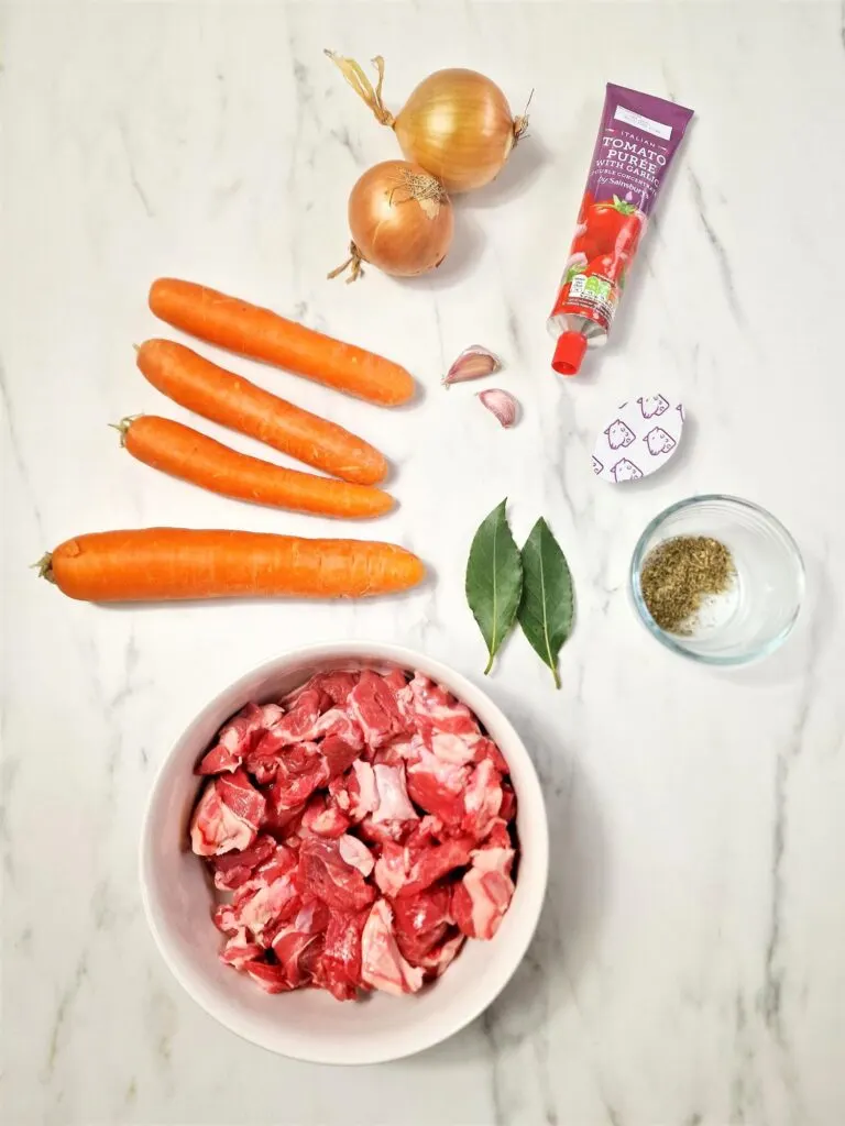 ingredients for slow cooker lamb stew