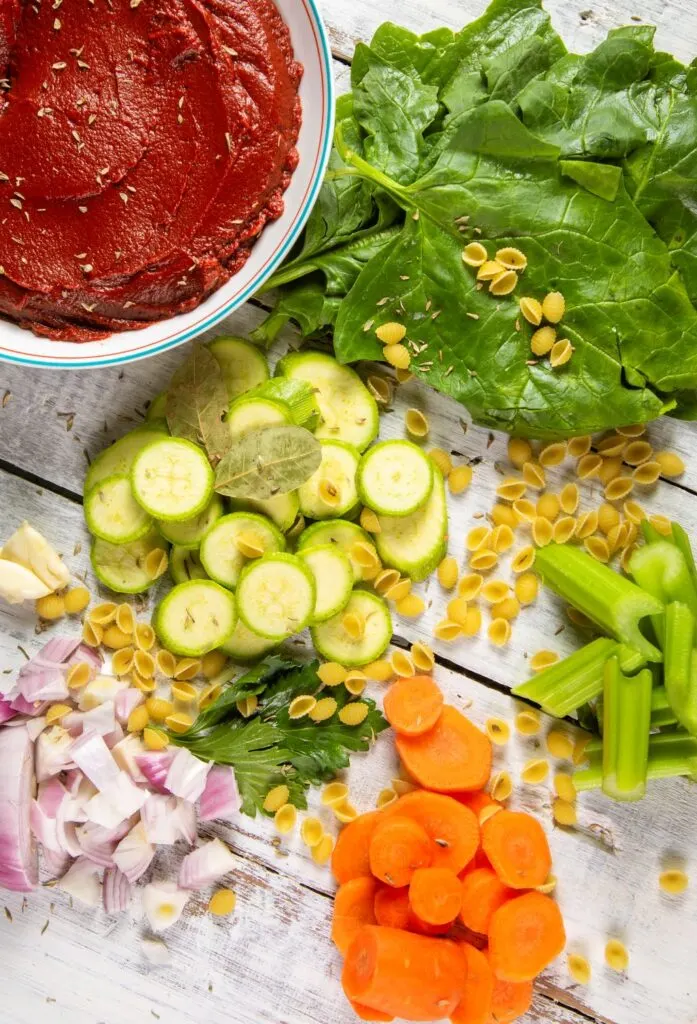 ingredients slow cooker minestrone soup