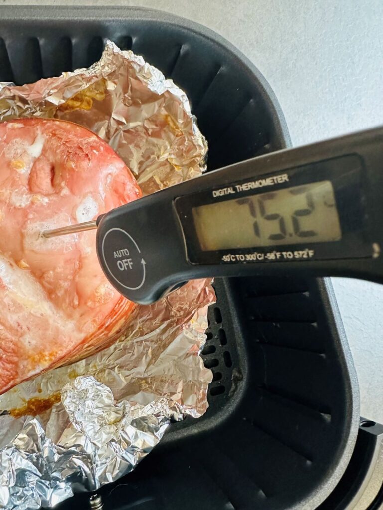 internal temperature of gammon joint in air fryer