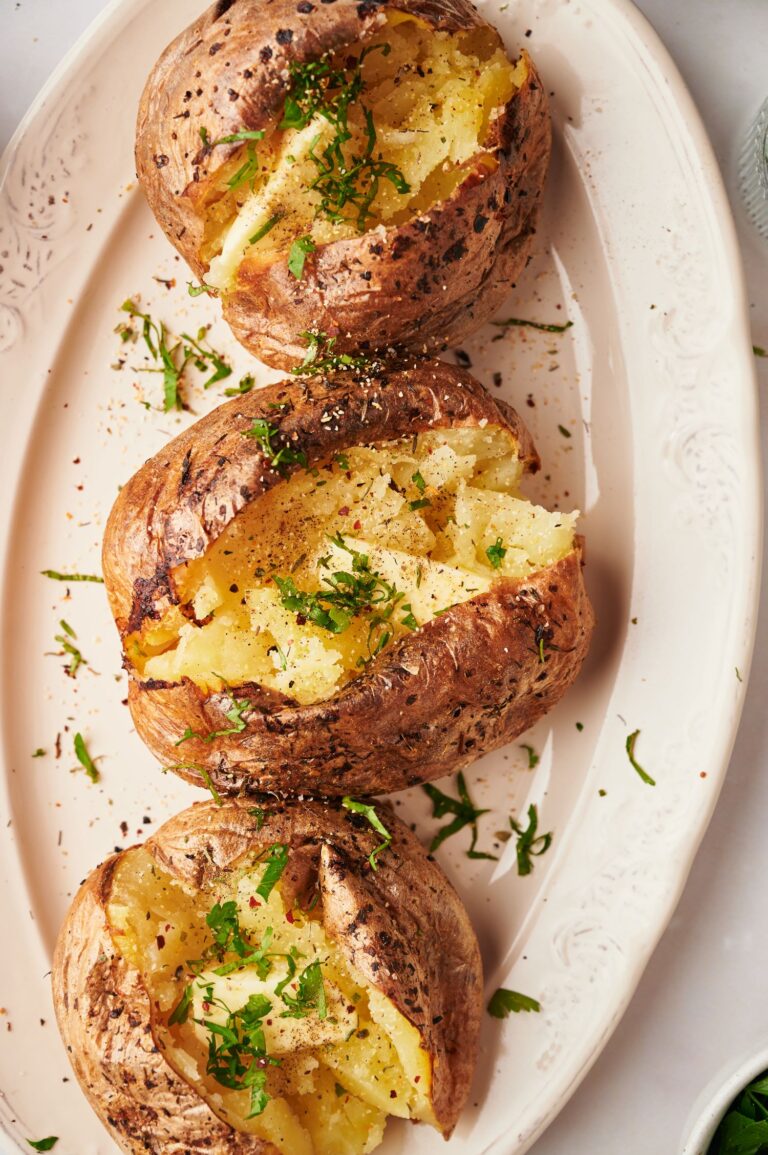 Air Fryer Jacket Potato (With Crispy Skin and Fluffy Inside!) Liana's