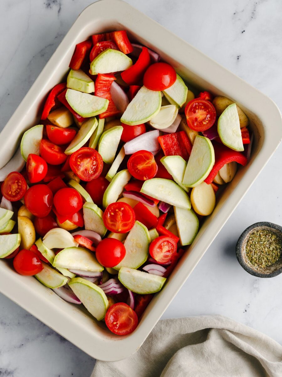 Quick and Simple Salmon Tray Bake - Liana's Kitchen