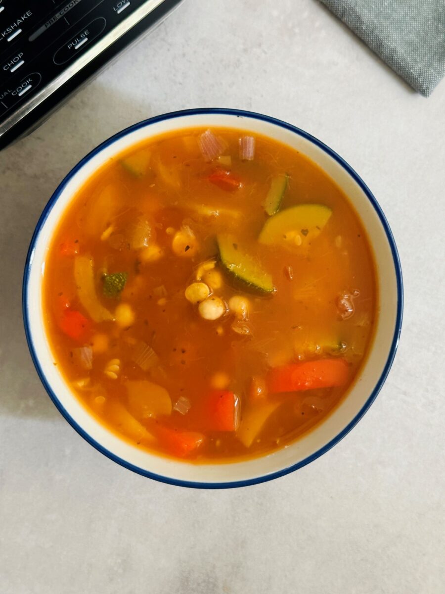 Soup Maker Mediterranean Vegetable Soup - Liana's Kitchen