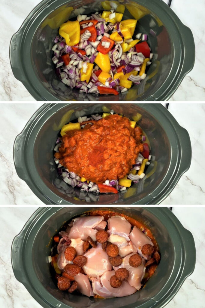method chicken chorizo slow cooker