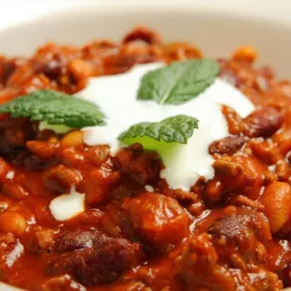 mixed bean chilli recipe