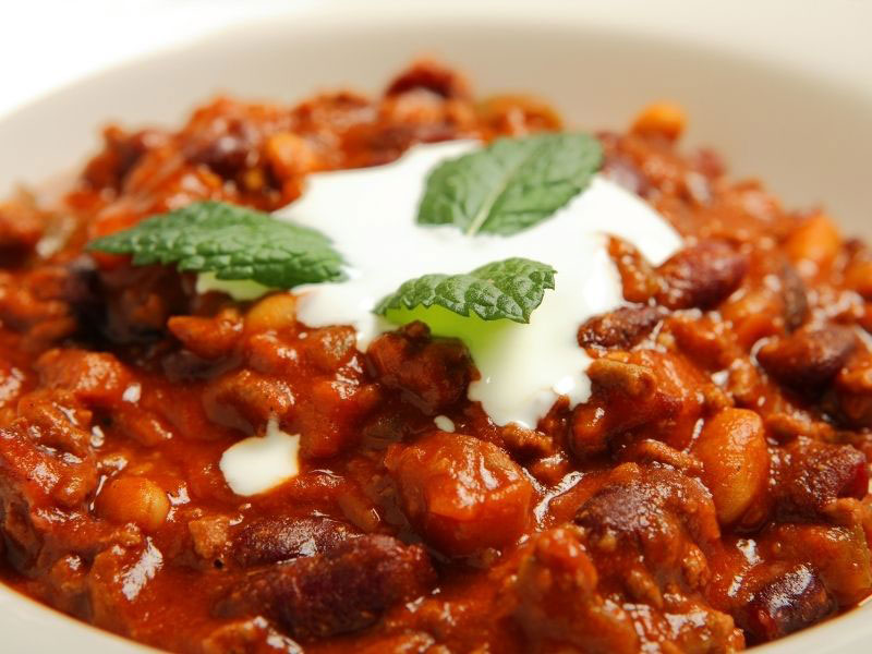 Mexican mixed bean chilli 