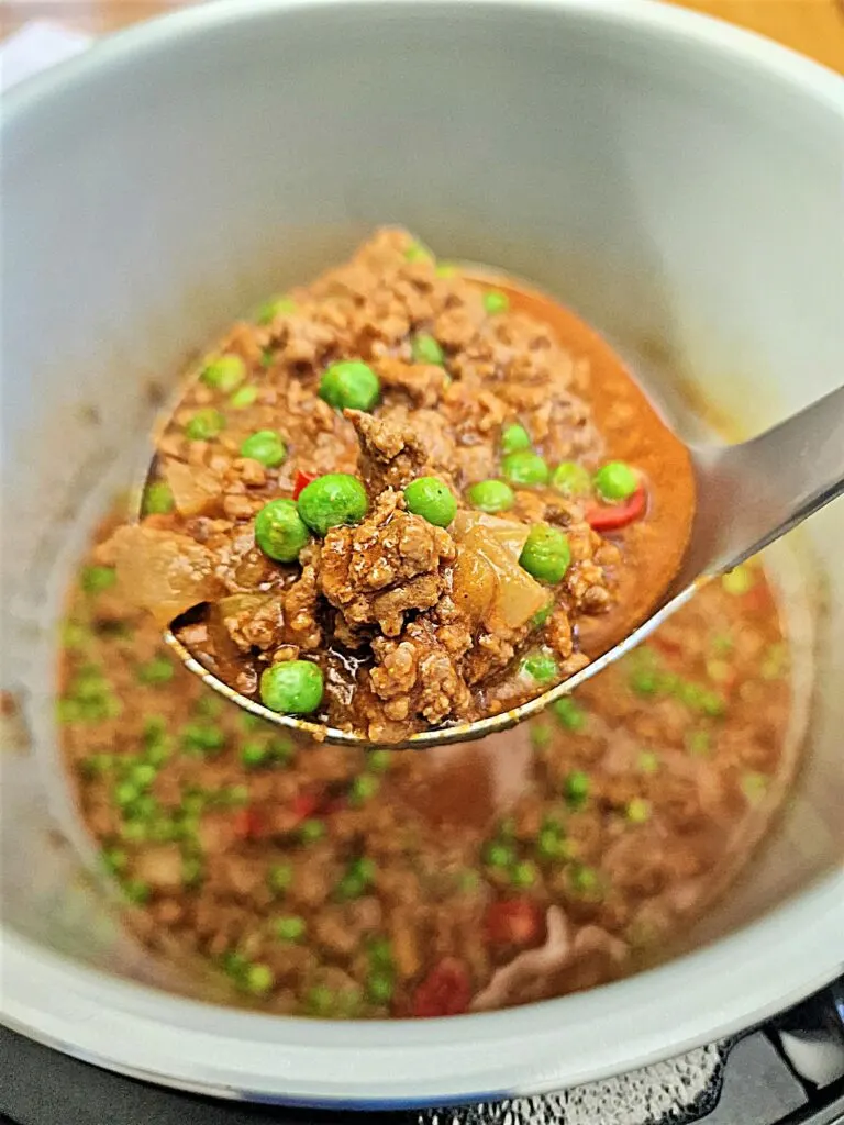 ninja foodi curried mince