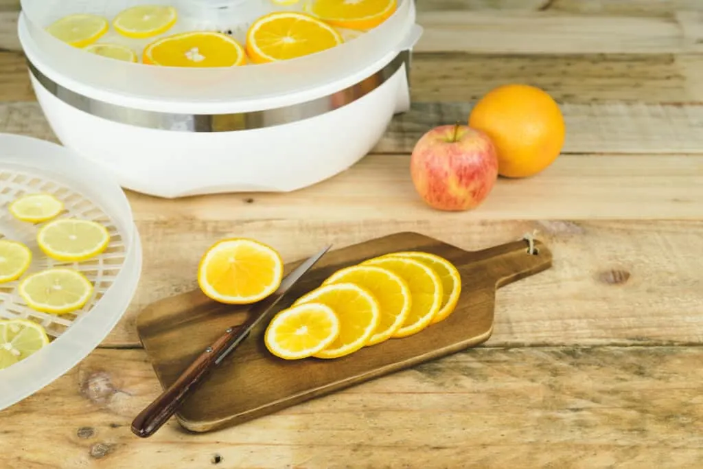 oranges in food dehydrator