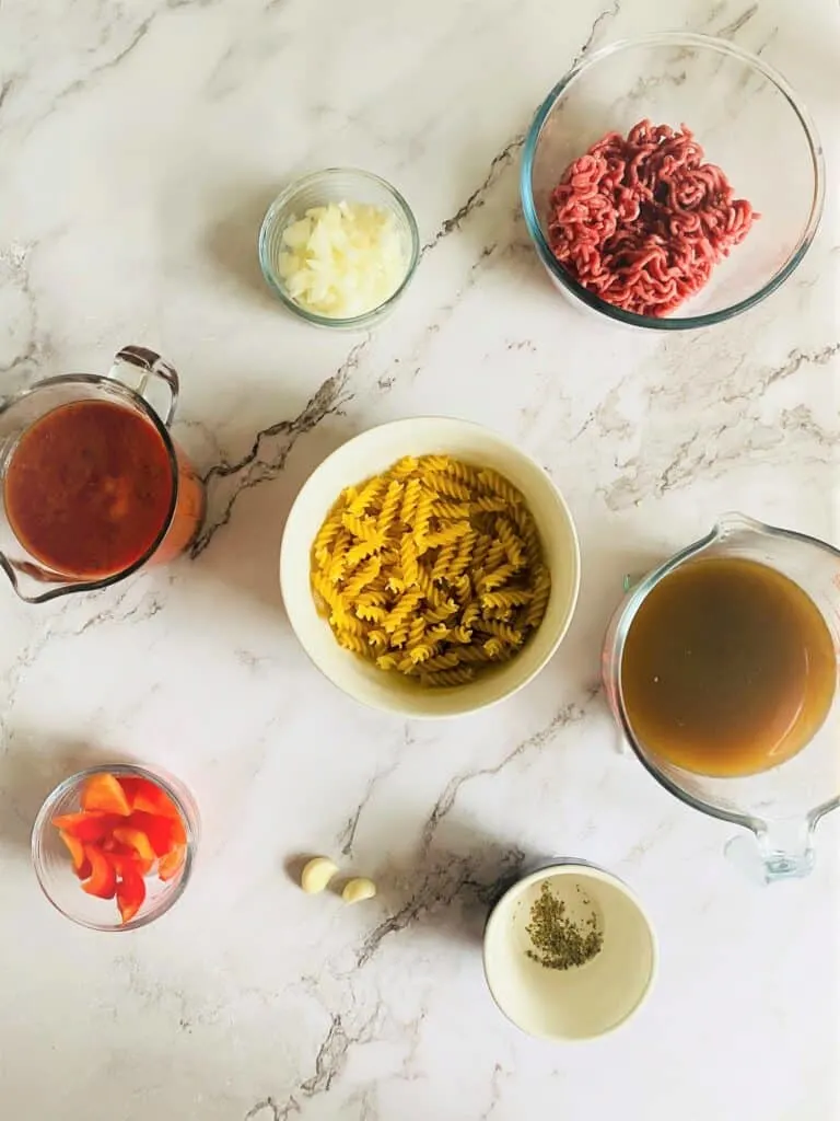 pasta bolognese soup maker ingredients