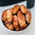 pigs in blankets next to air fryer