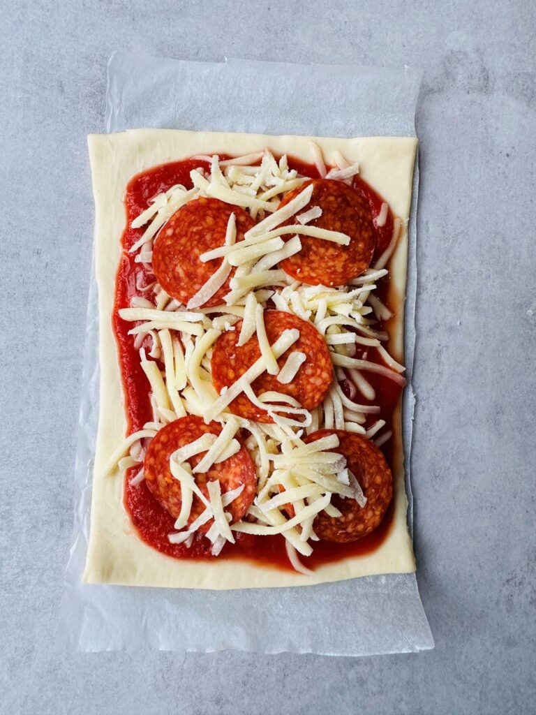 pizza with pepperoni for air fryer