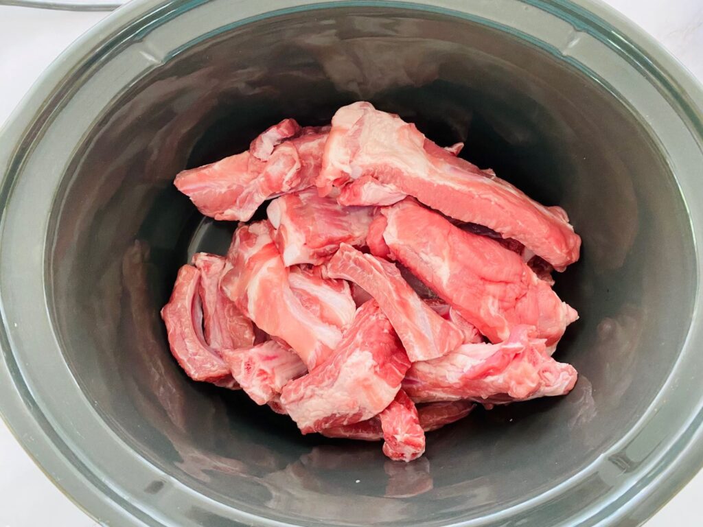 pork ribs in slow cooker