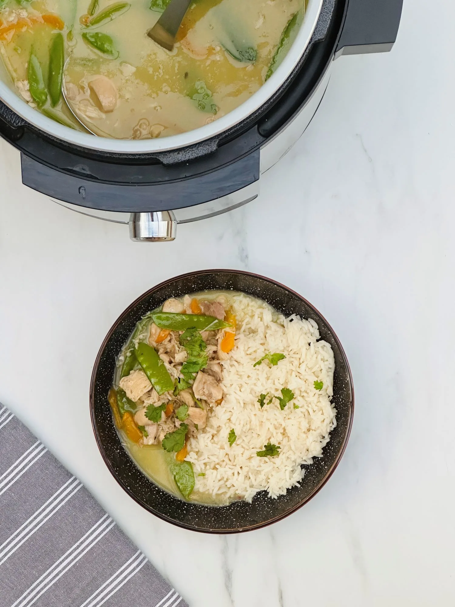 pressure cooker Thai Green Curry Recipe
