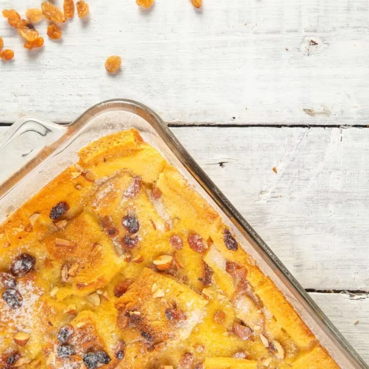 recipe for bread and butter pudding