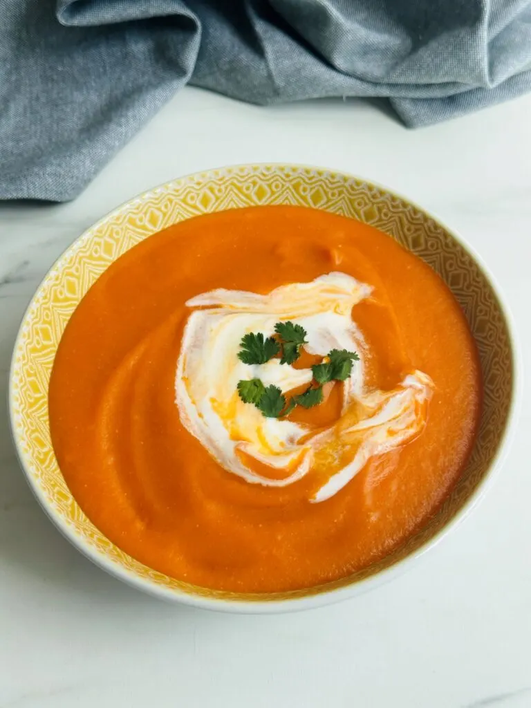 red lentil and harissa