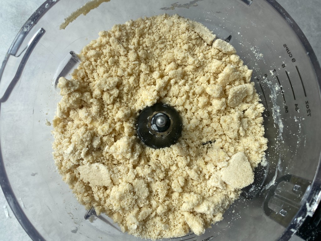 mixture resembling breadcrumbs
