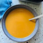 roasted red pepper and chickpea soup