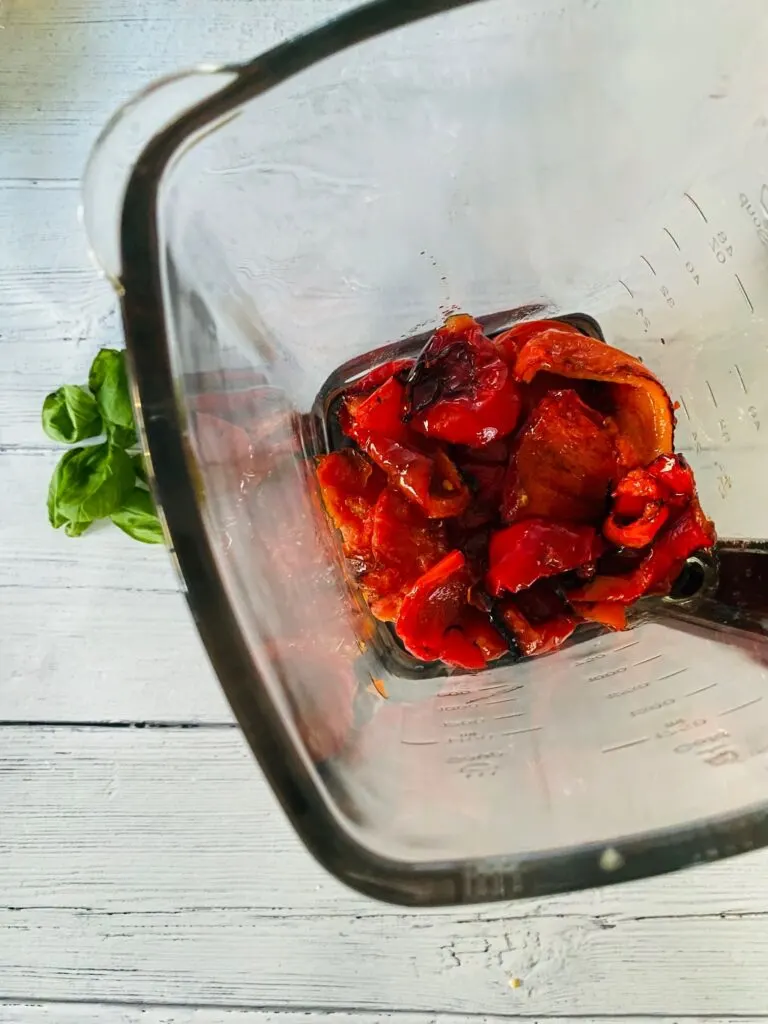 add roasted peppers and tomatoes to Ninja Soup Maker