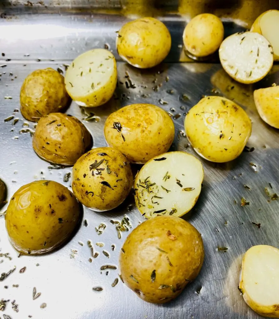 roasting new potatoes