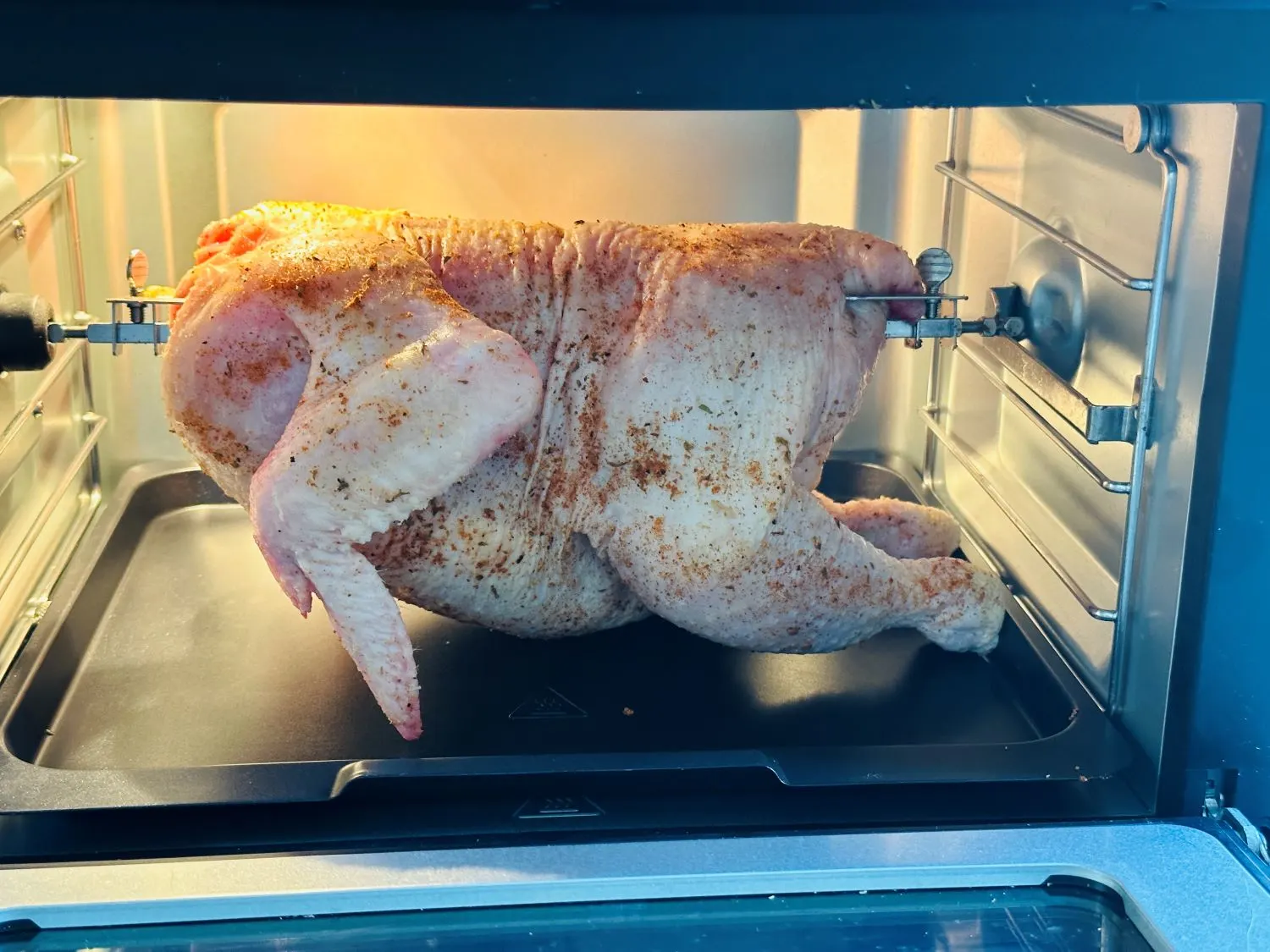 Making Rotisserie Whole Chicken in an Air Fryer - Proscenic T31