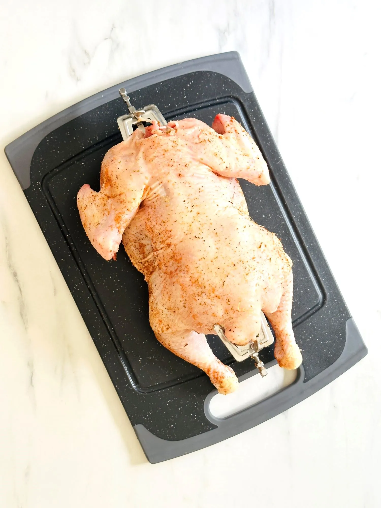 rotisserie in whole raw chicken