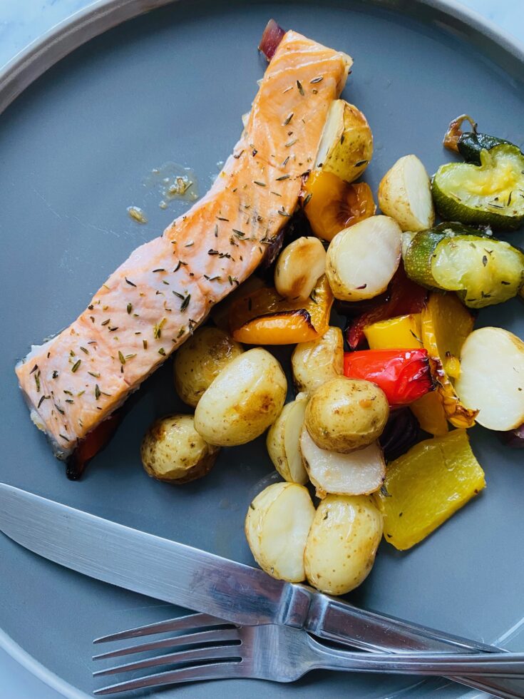 Salmon Tray Bake - Liana's Kitchen