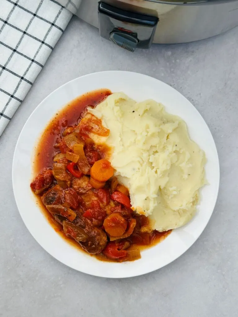 Easy (& Tasty!) Slow Cooker Sausage Casserole - Liana's Kitchen