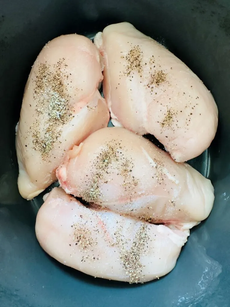 seasoned chicken breasts for slow cooker