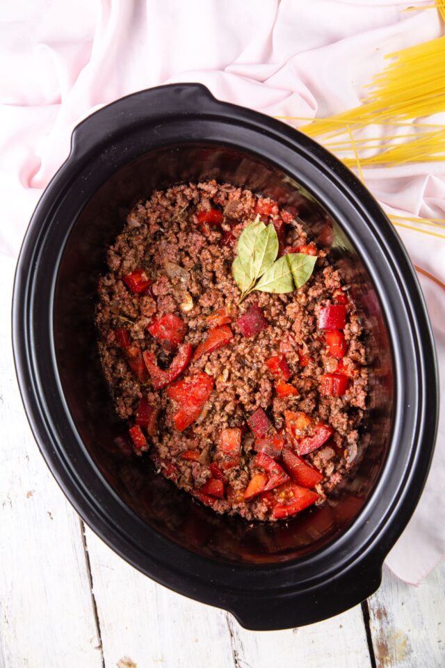 Classic Slow Cooker Spaghetti Bolognese Liana's Kitchen