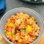 slow cooker chicken and chorizo