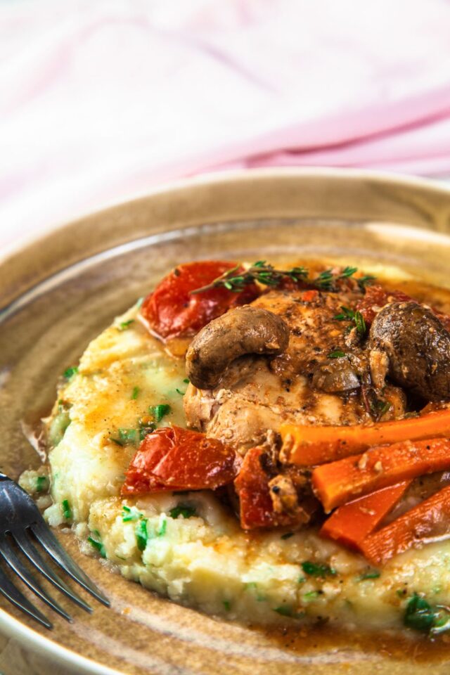 Slow Cooker Chicken Chasseur Liana's Kitchen