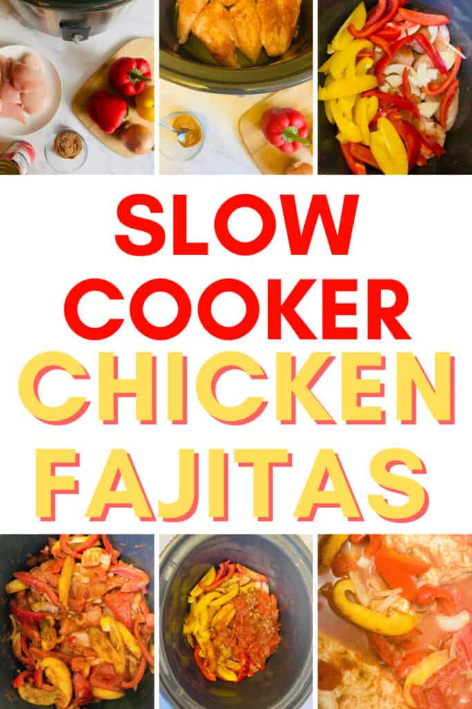 slow cooker chicken fajitas