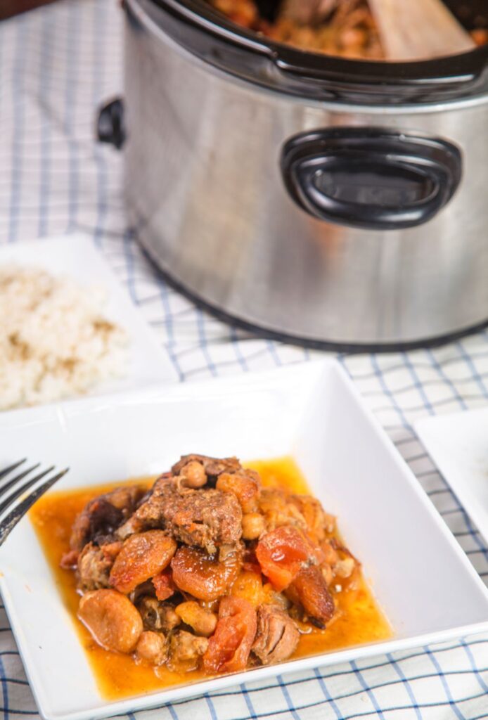 slow cooker lamb tagine