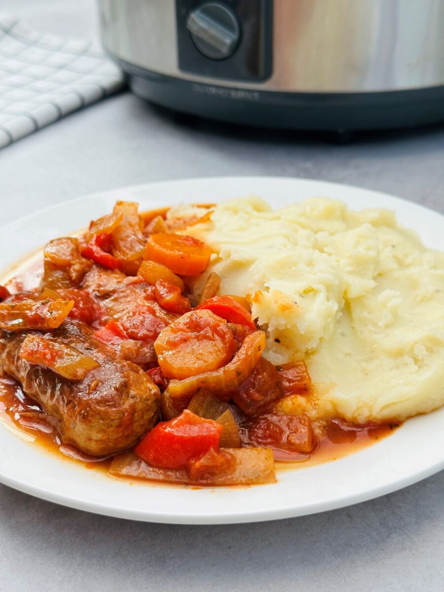 Easy (& Tasty!) Slow Cooker Sausage Casserole - Liana's Kitchen