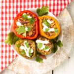 slow cooker stuffed peppers