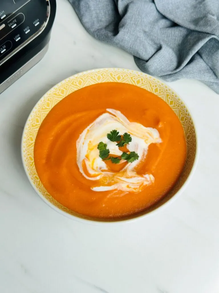 soup maker red lentil harissa soup