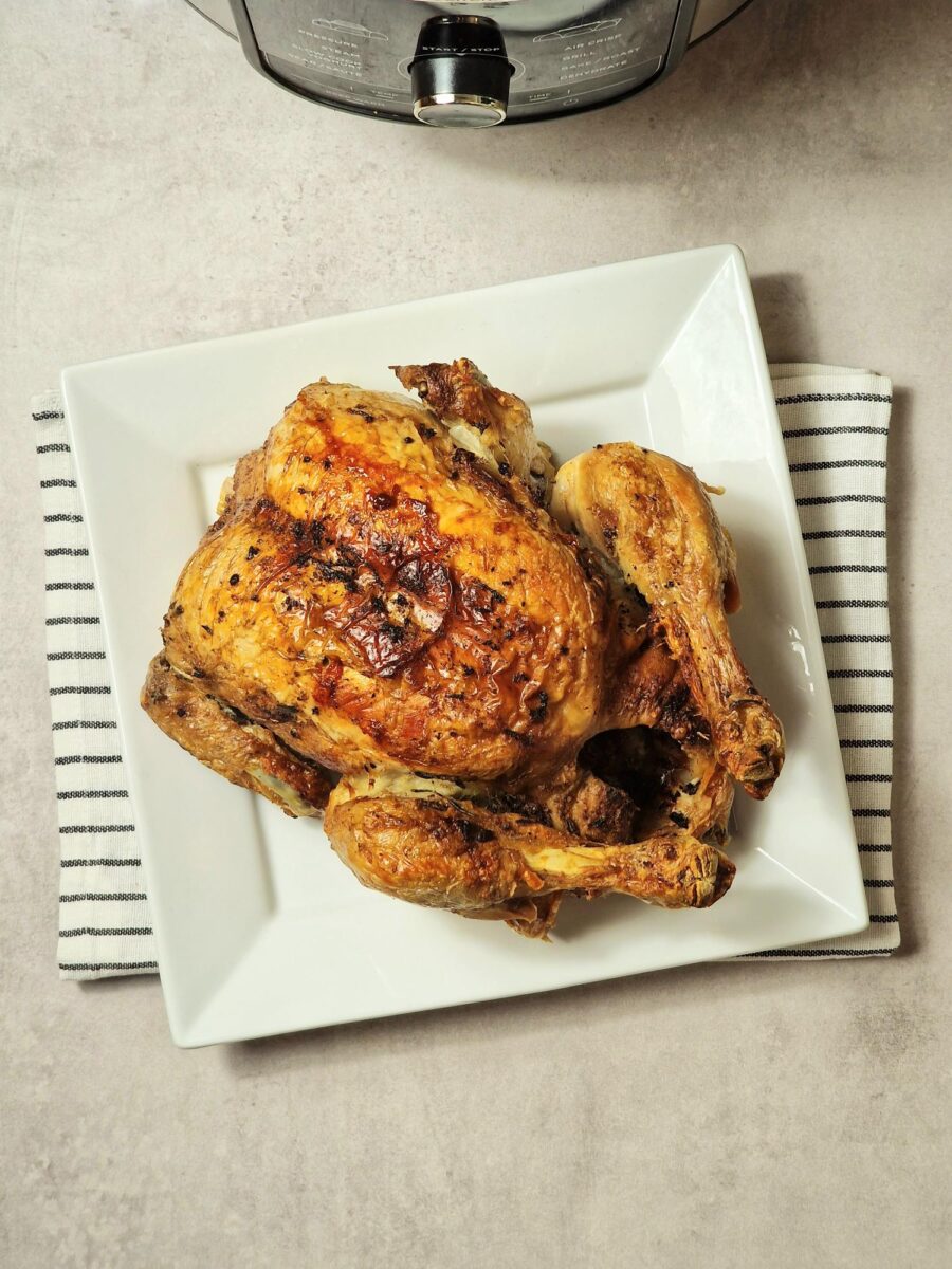 How To Cook A Whole Roast Chicken In A Ninja Foodi Liana's Kitchen